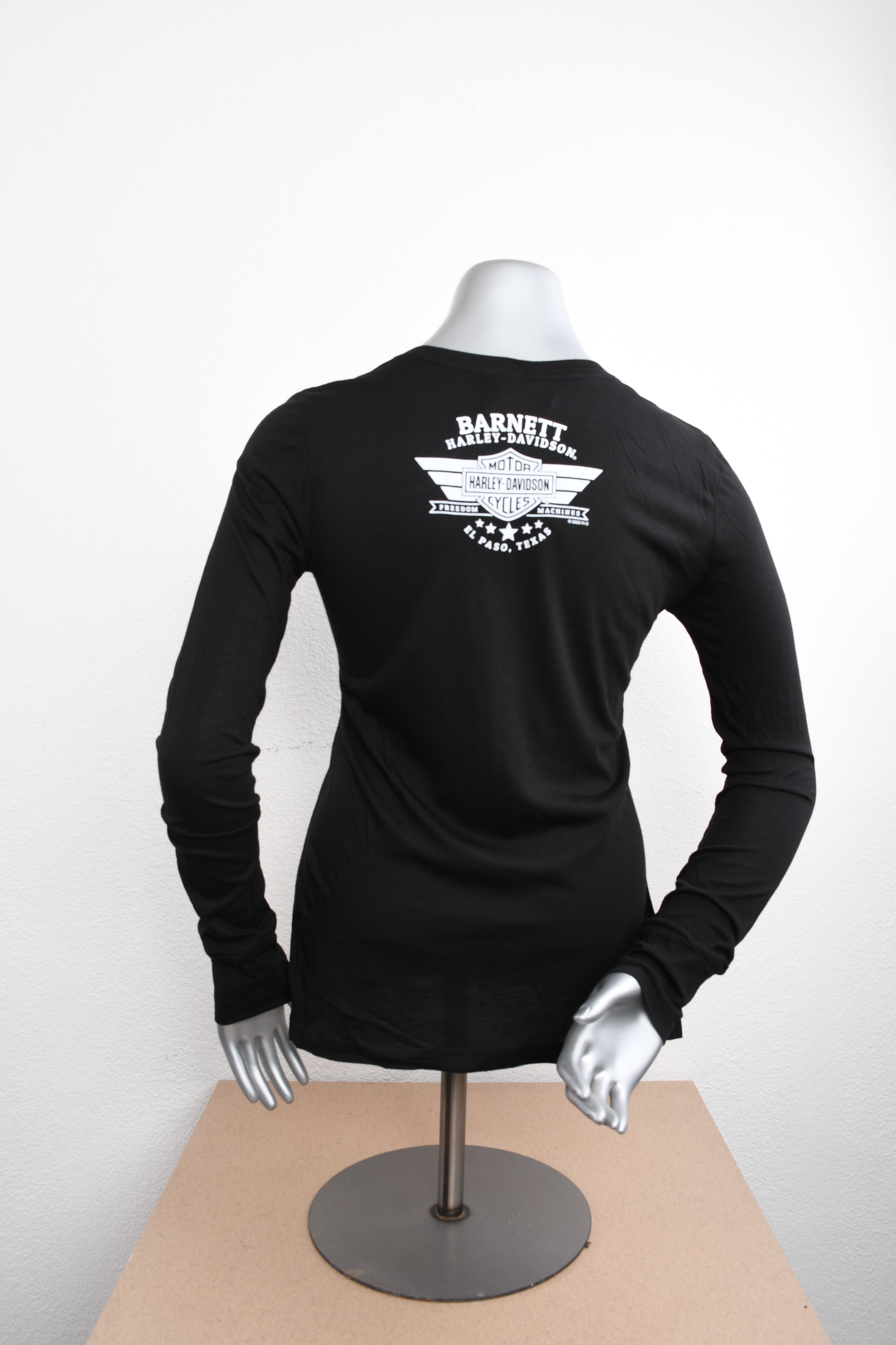 Licensed Product Womens Core Label Black Long Sleeve T-Shirt