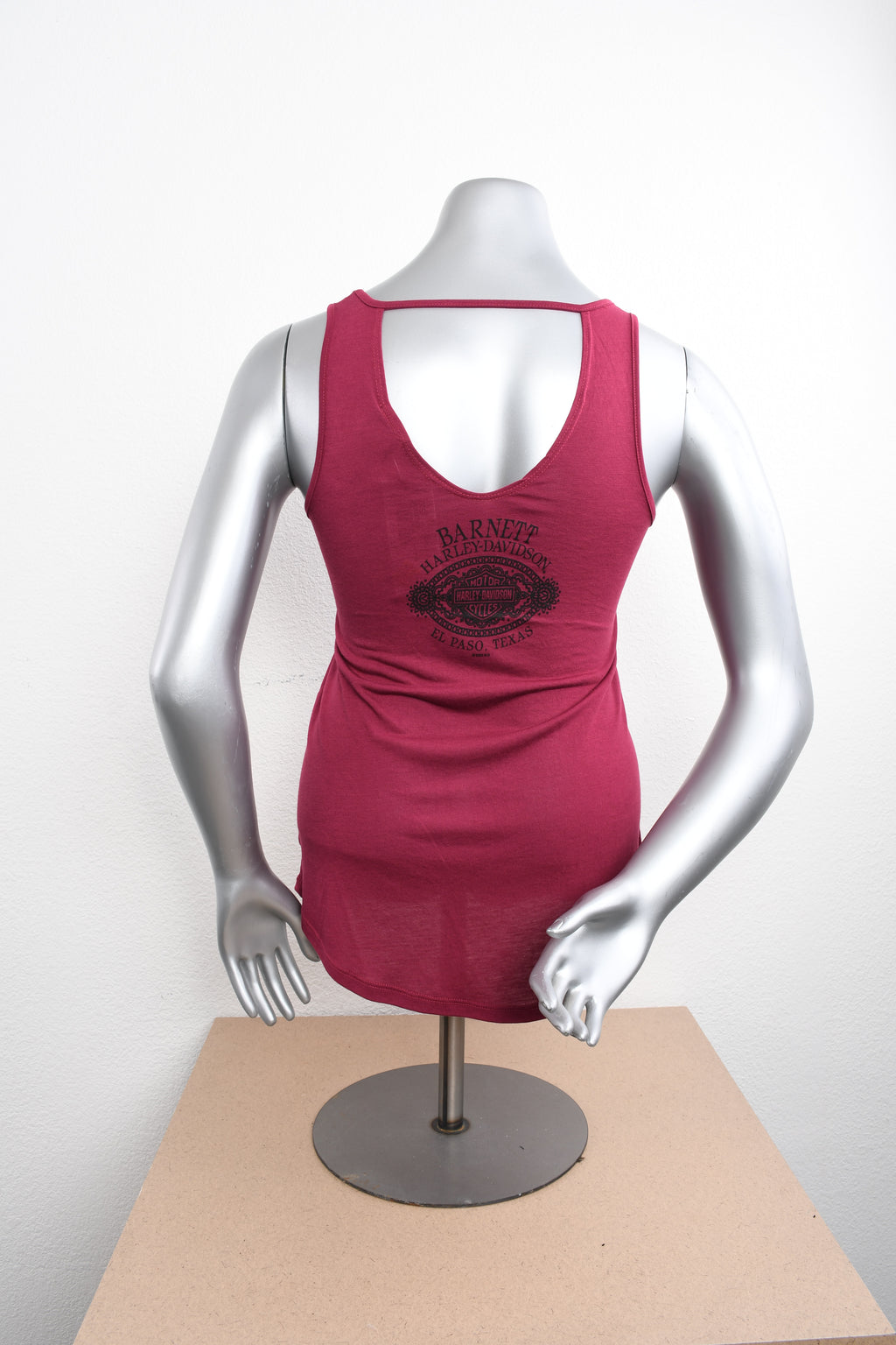 Licensed Product Womens Ventilate Rhinestone Wings V-Back Pink Sleeveless Tank