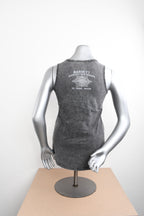 Licensed Product Womens Vivid Laser Cut Black Sleeveless Tank