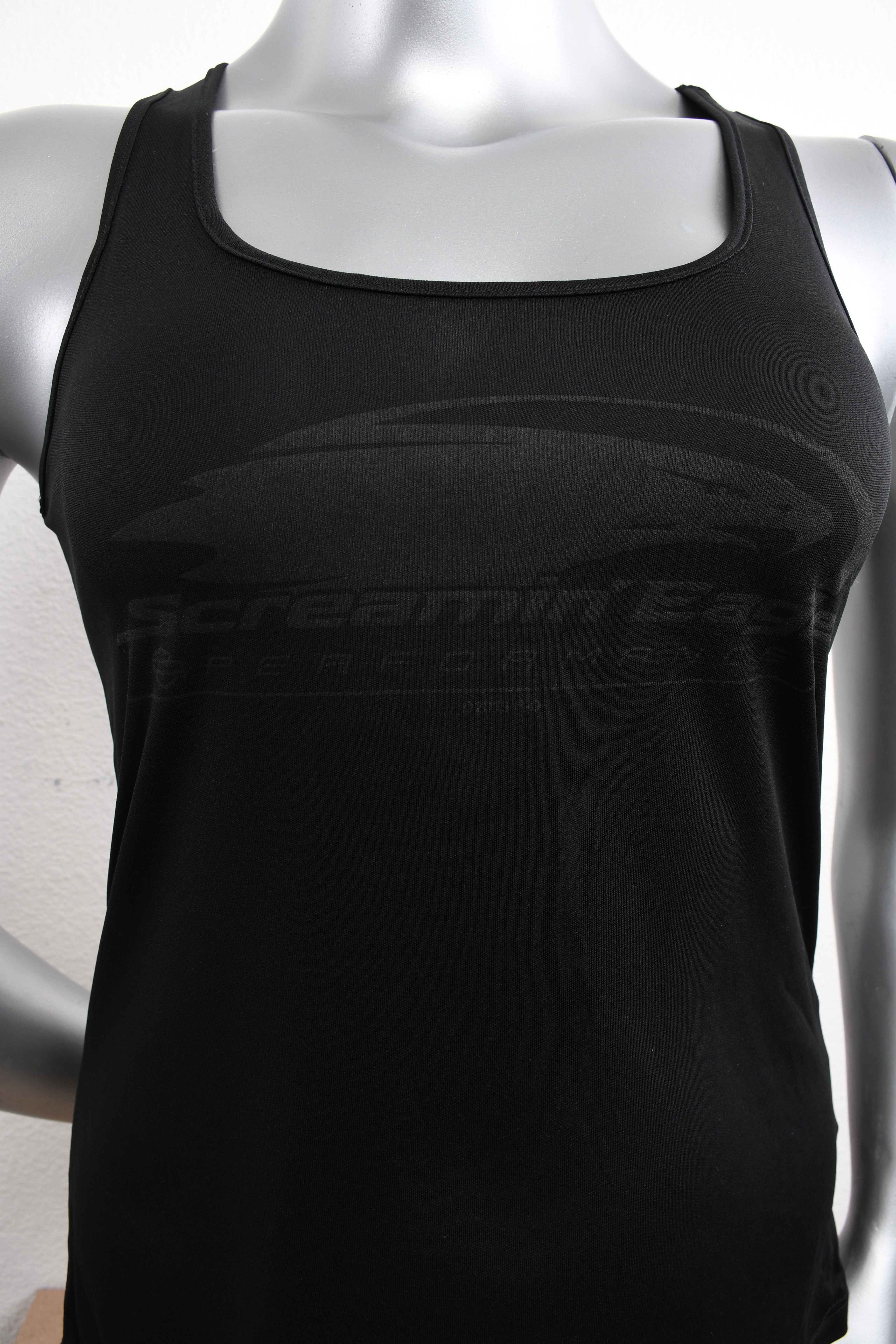 Licensed Product Womens Screamin Eagle Performance Black Sleeveless Tank