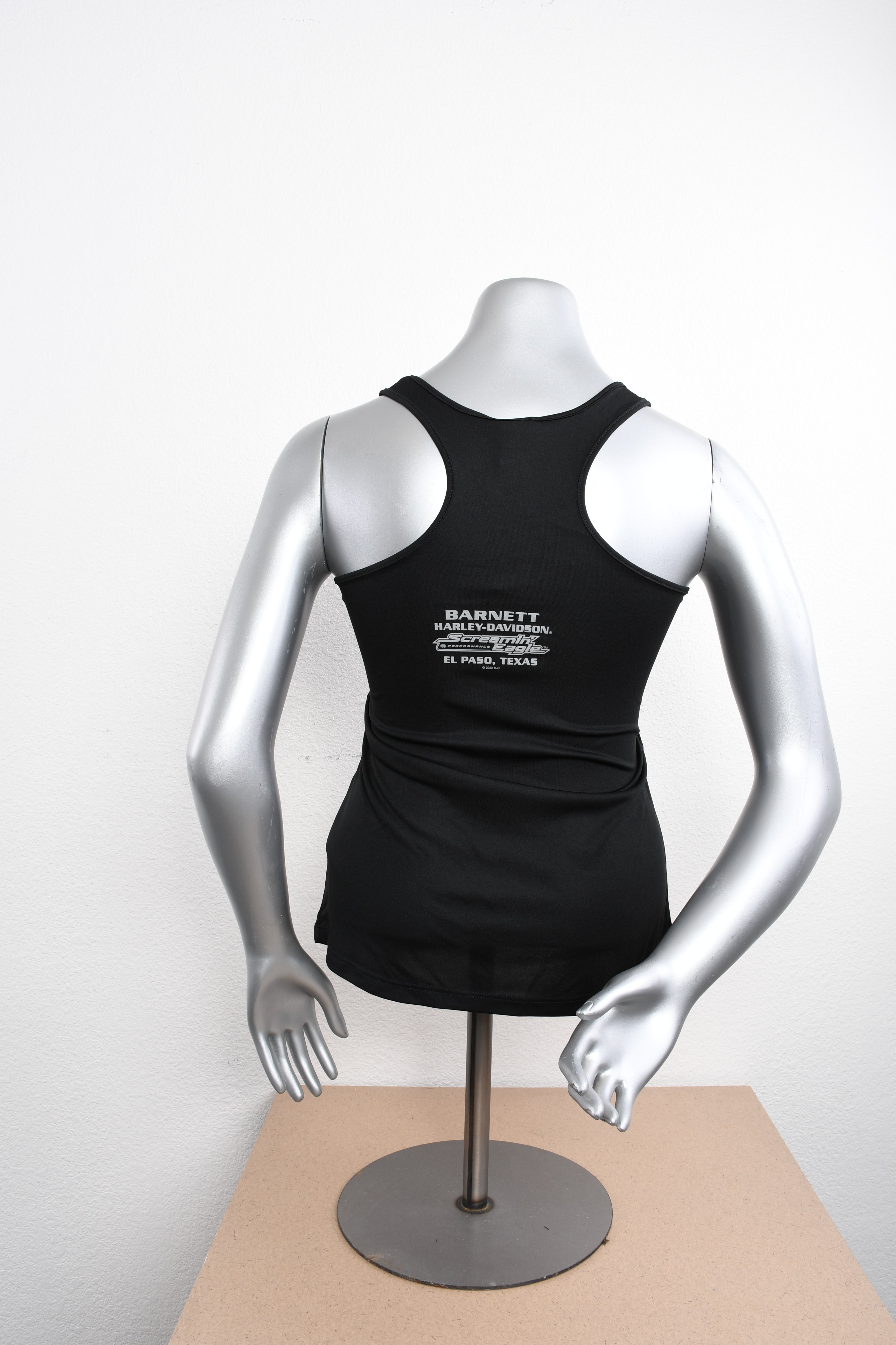 Licensed Product Womens Screamin Eagle Performance Black Sleeveless Tank