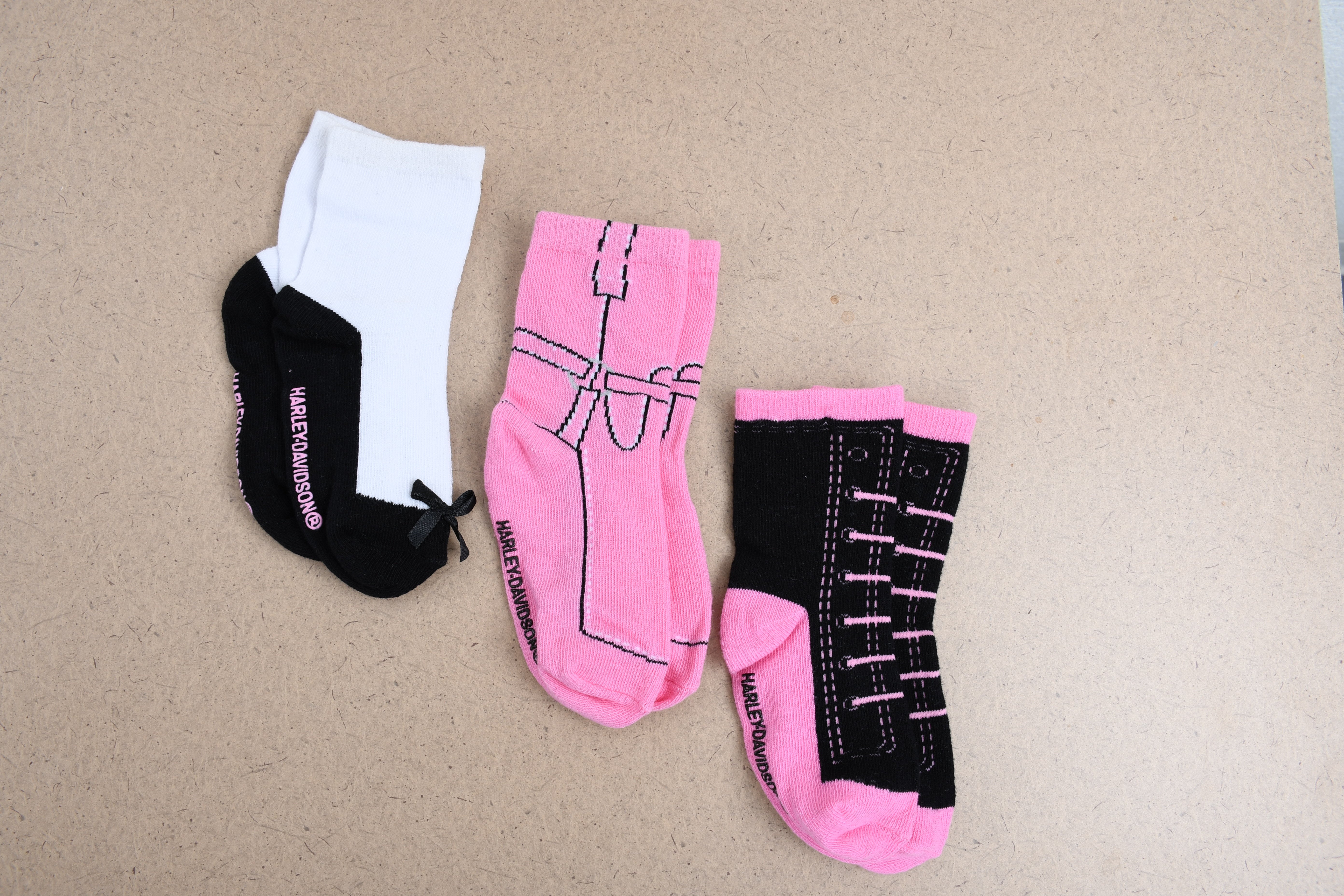 Licensed Product Girls Toddler Intarsia Pink 3 Pair Pack Socks Kids Main image