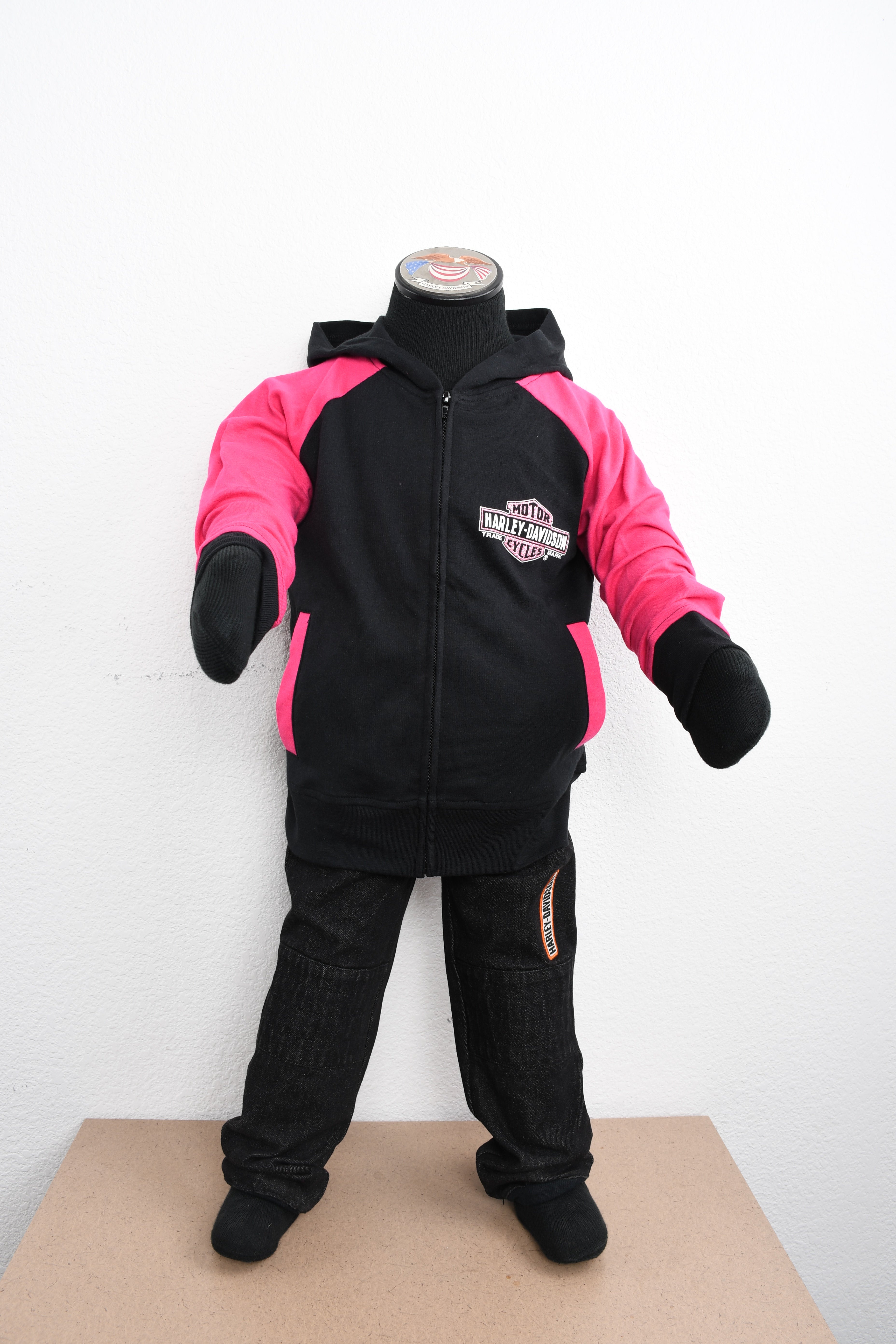 Licensed Product Girls Youth Genuine Black Long Sleeve Hoodie