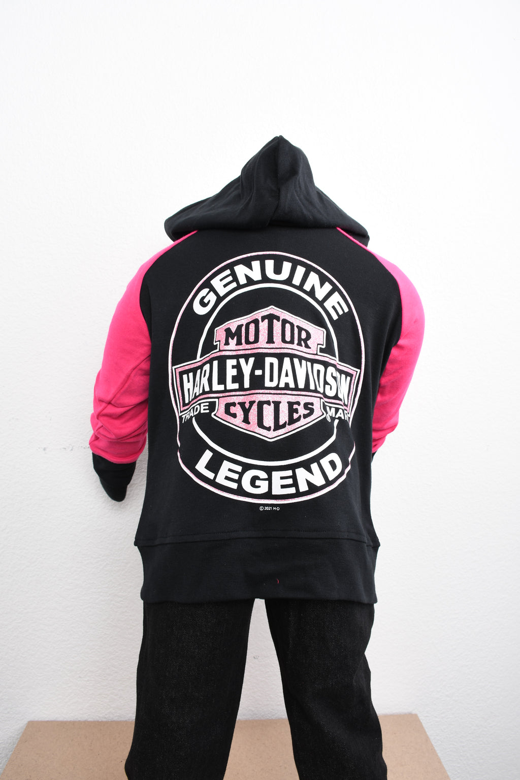 Licensed Product Girls Youth Genuine Black Long Sleeve Hoodie