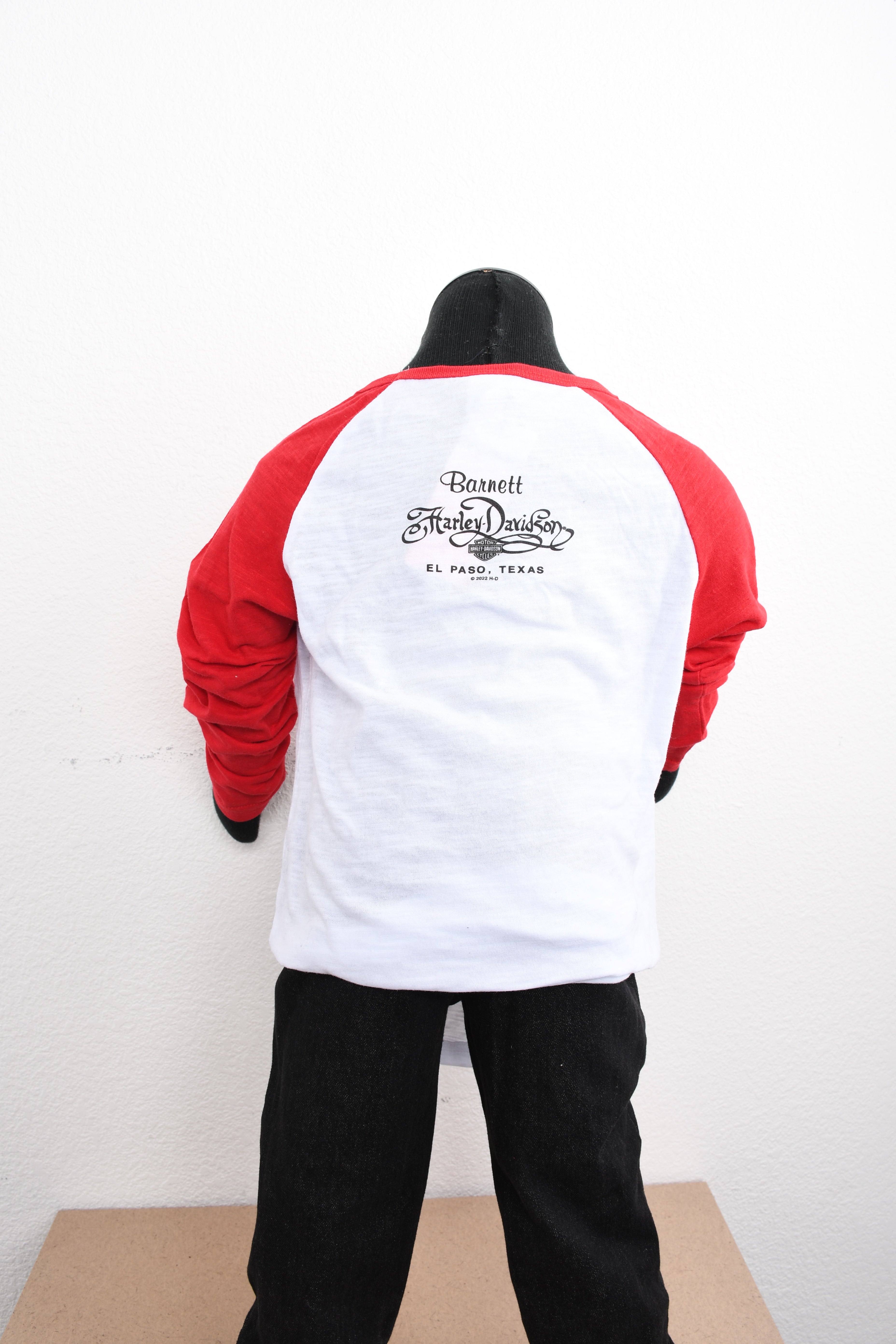 Licensed Product Girls Youth Spirited Mandala Raglan White/Red Long Sleeve T-Shirt