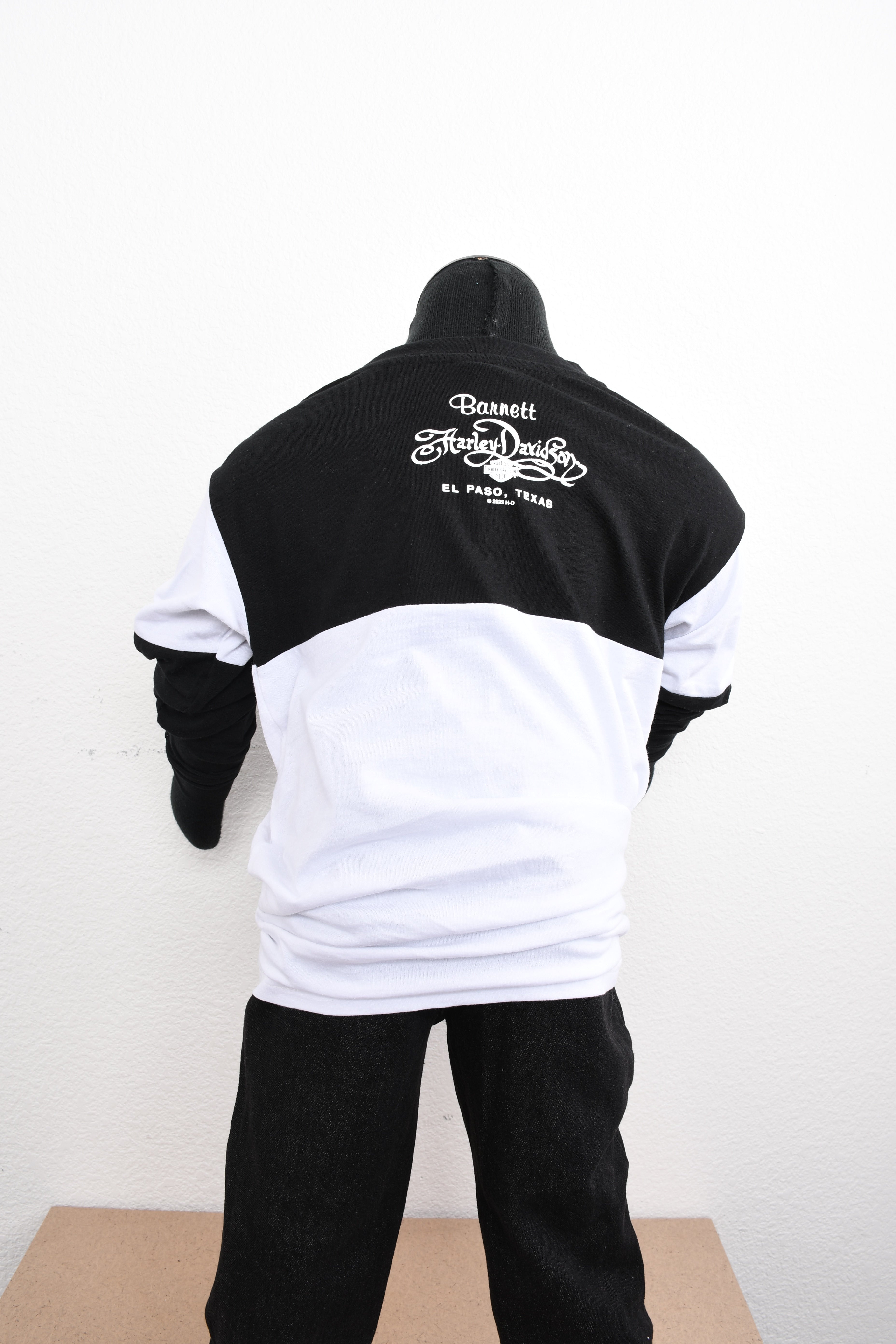 Licensed Product Girls Youth Opposite Name B&S Colorblock Black Long Sleeve T-Shirt