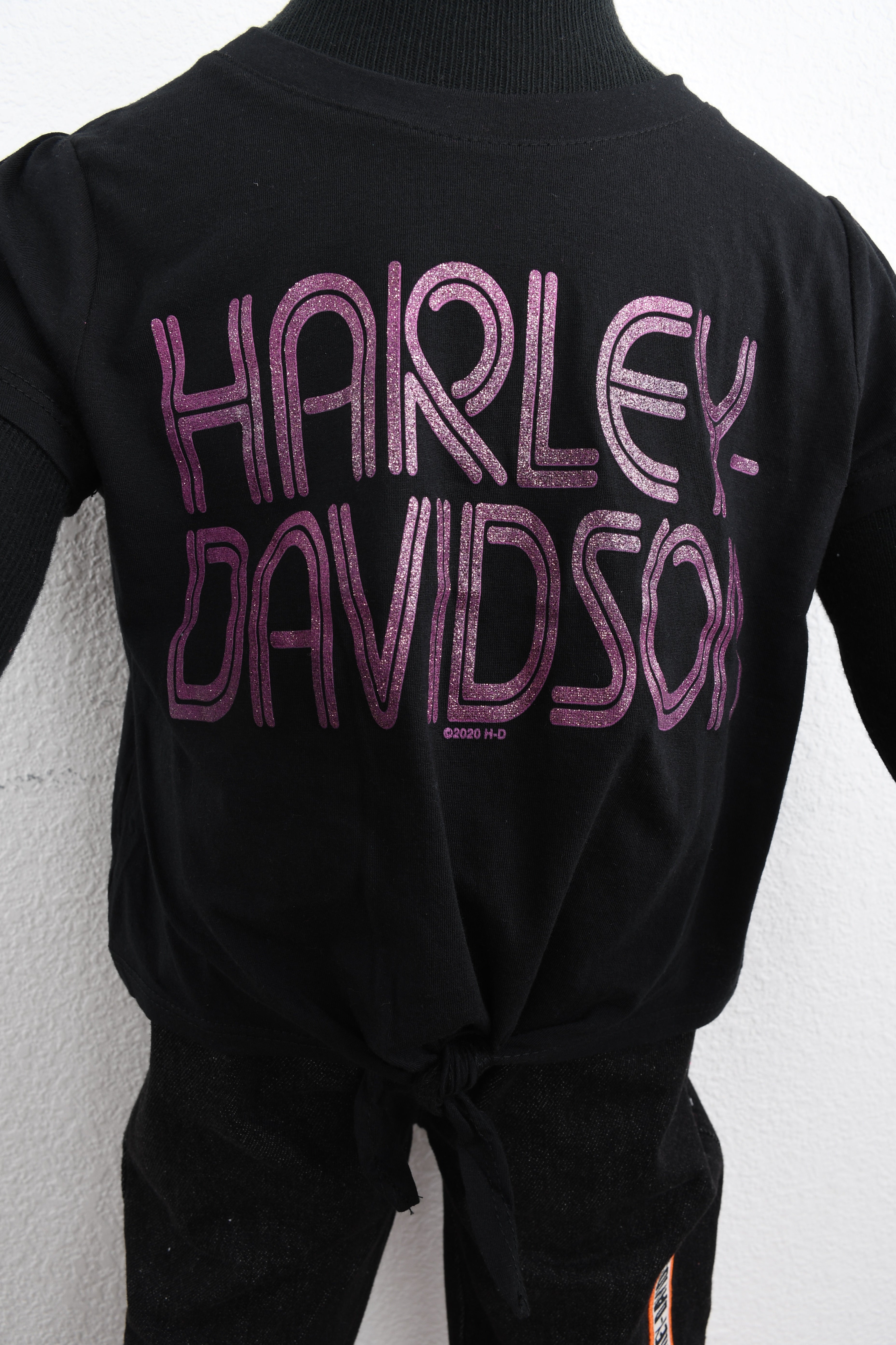 Licensed Product Girls Youth Star Gazer Glitter Black Short Sleeve T-Shirt Secondary image