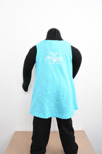 Licensed Product Girls Youth Groovy Flowy Green Sleeveless Tank