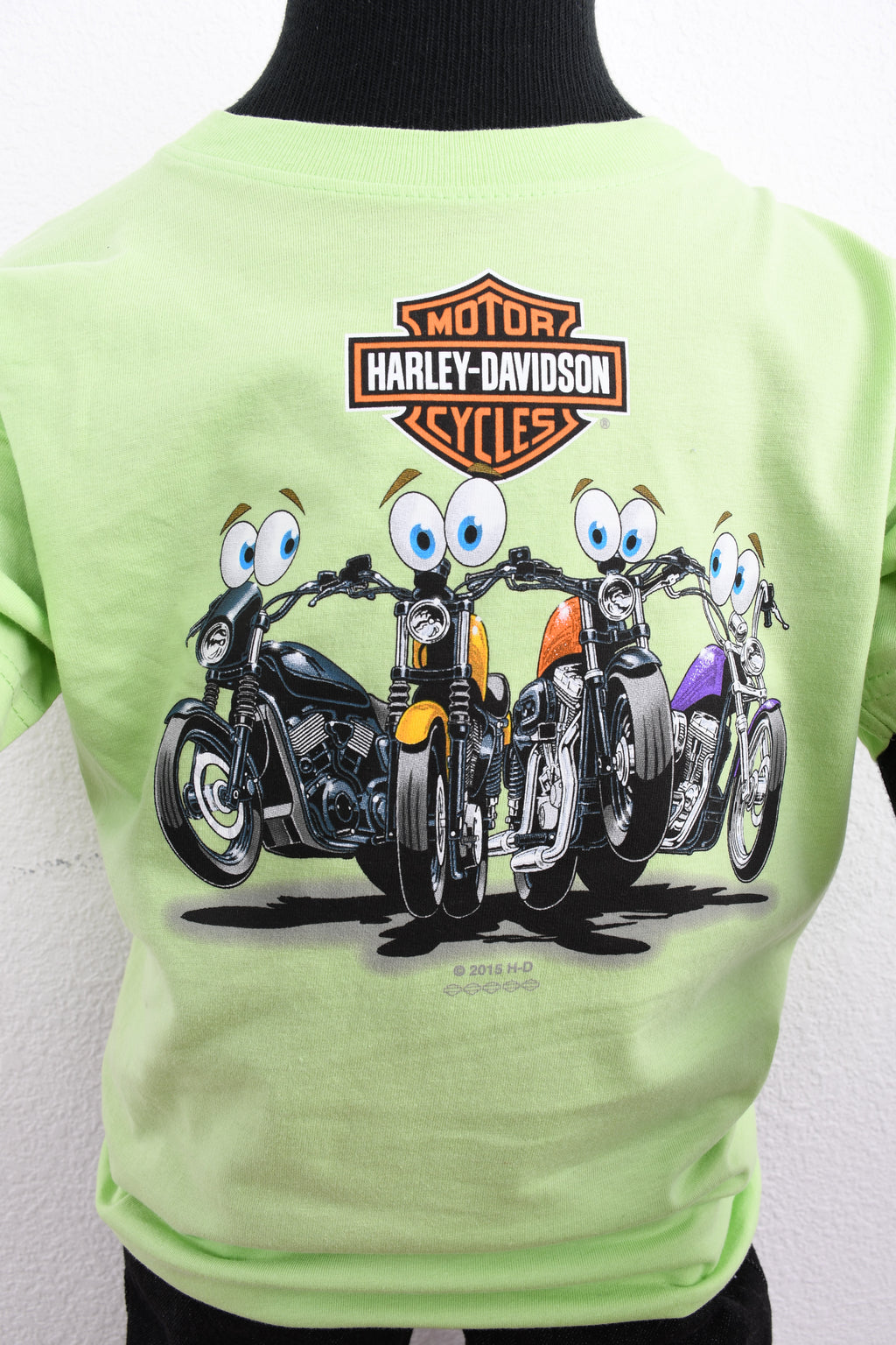 Licensed Product Toddler Tiny Troop Motorcycles Green Short Sleeve T-Shirt