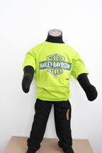 Licensed Product Boys Youth Long Logo Lightweight Green Short Sleeve T-Shirt