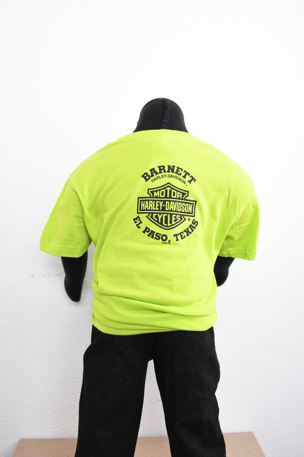 Licensed Product Boys Youth Long Logo Lightweight Green Short Sleeve T-Shirt