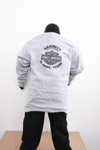 Licensed Product Boys Youth Fire Road Flames Grey Long Sleeve T-Shirt