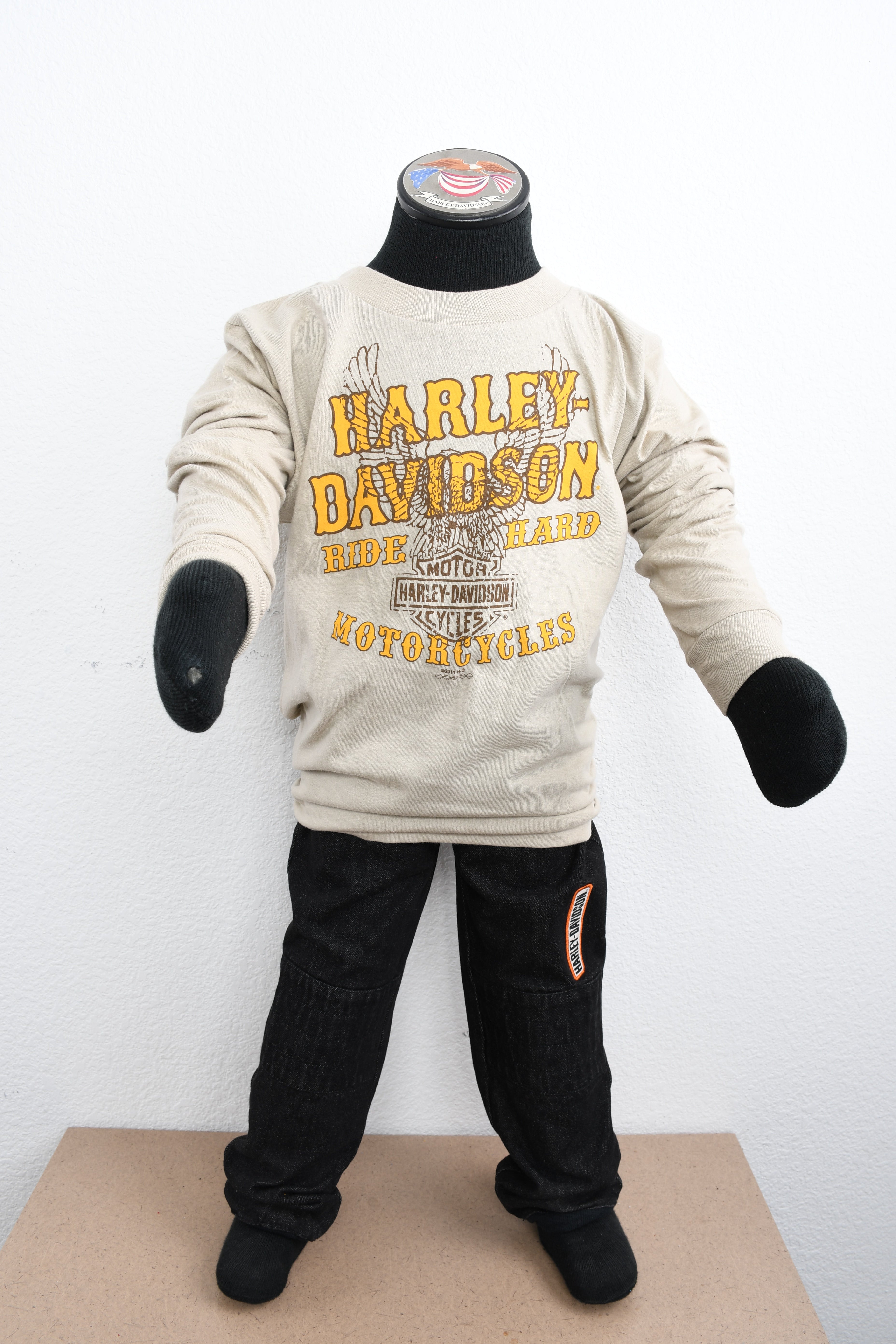 Licensed Product Boys Youth Ride Over Long Sleeve Khaki T-Shirt