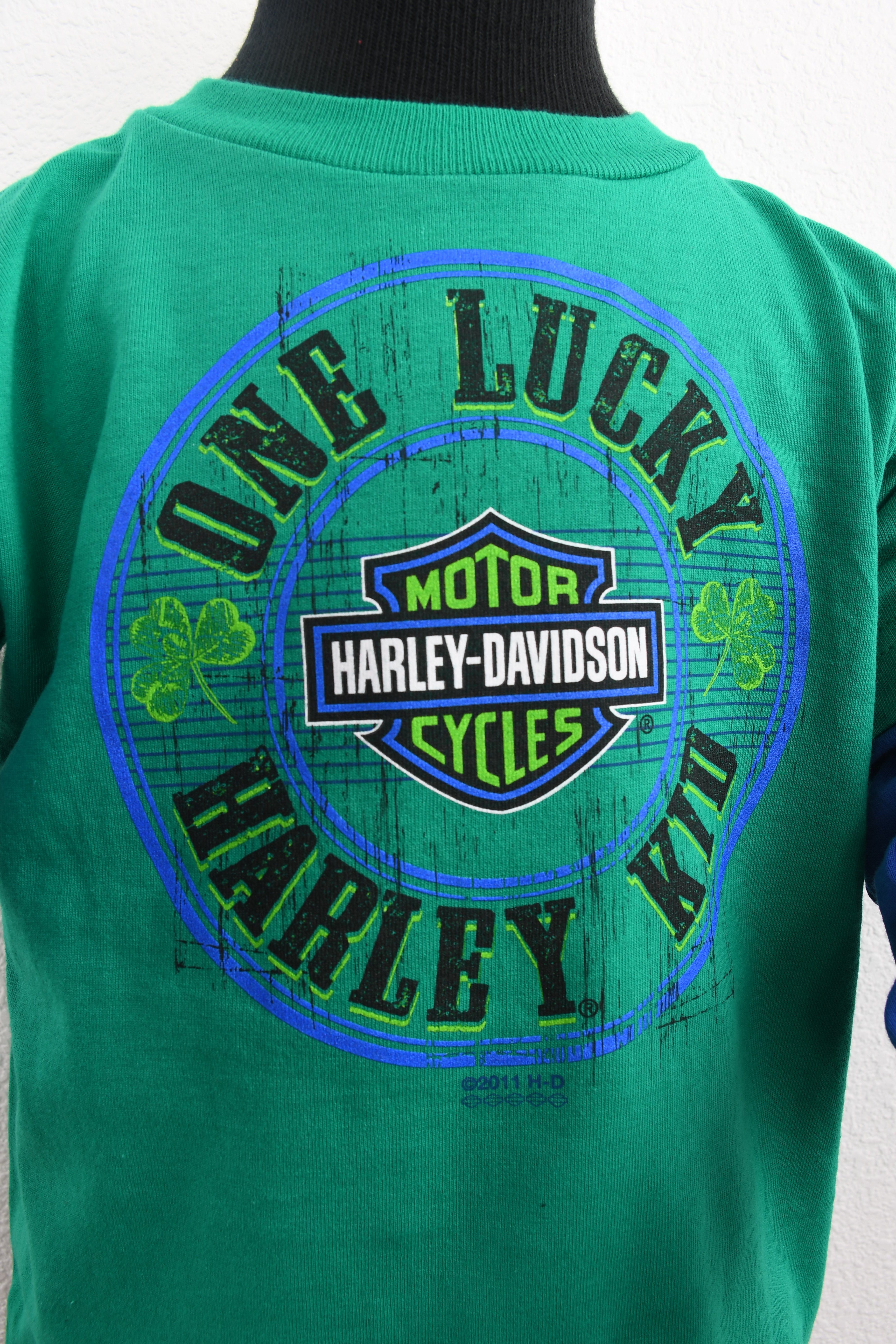 Licensed Product Boys Toddler Lucky Kid 2fer Long Sleeve Green Tee Secondary image