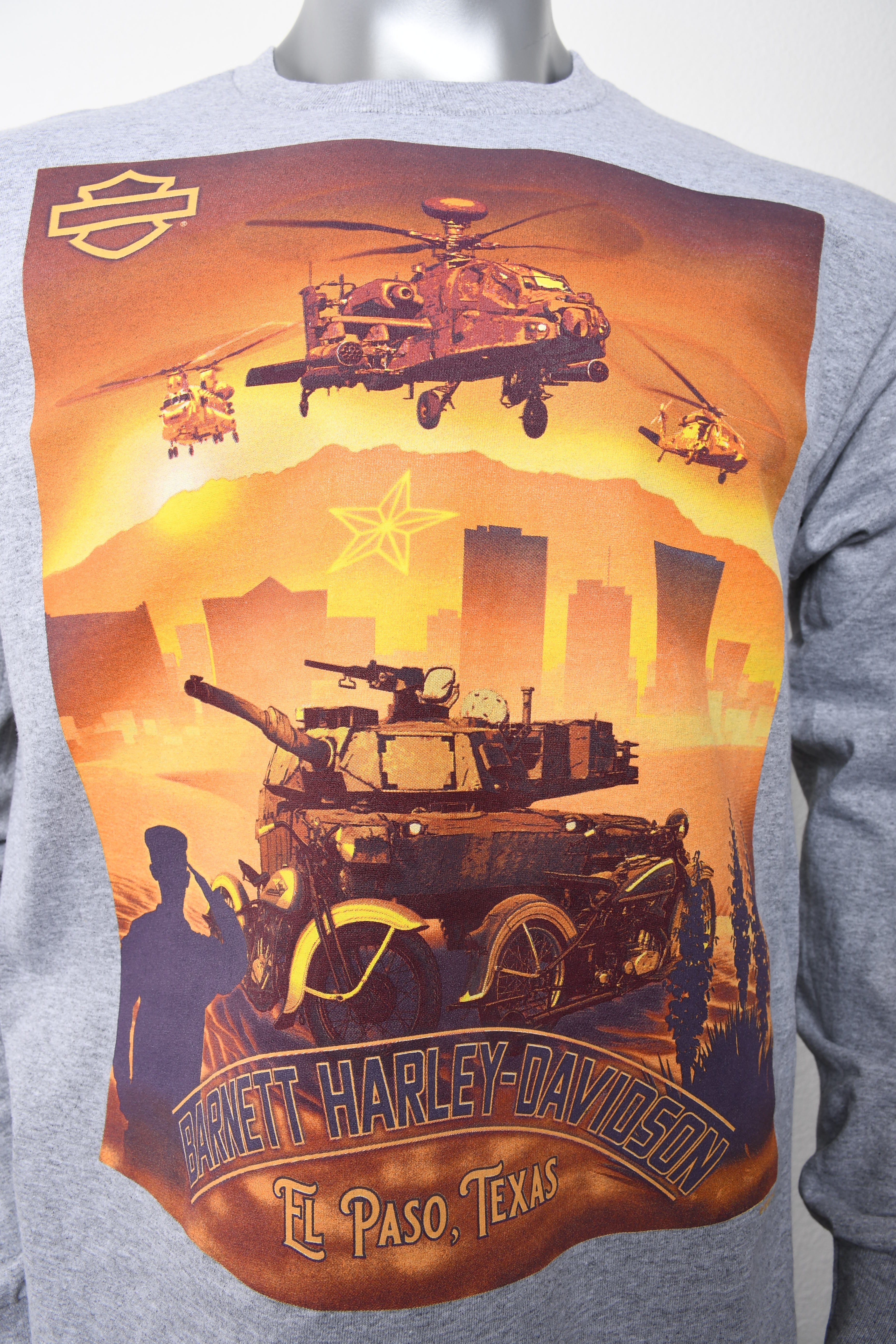 Licensed Product BARNETT MILITARY L/S GREY Secondary image