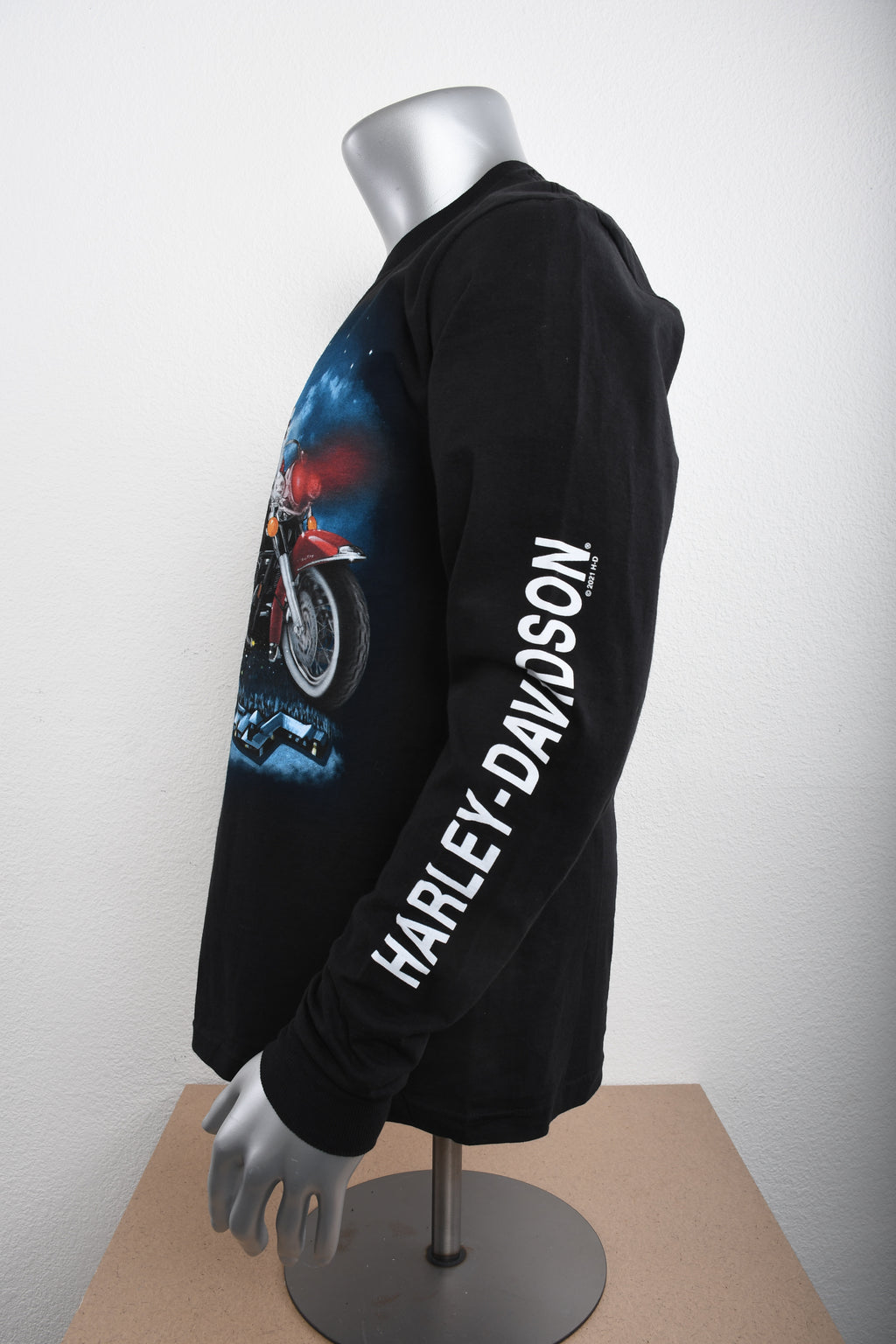 Licensed Product Mens Santa Ride Black Long Sleeve T-Shirt