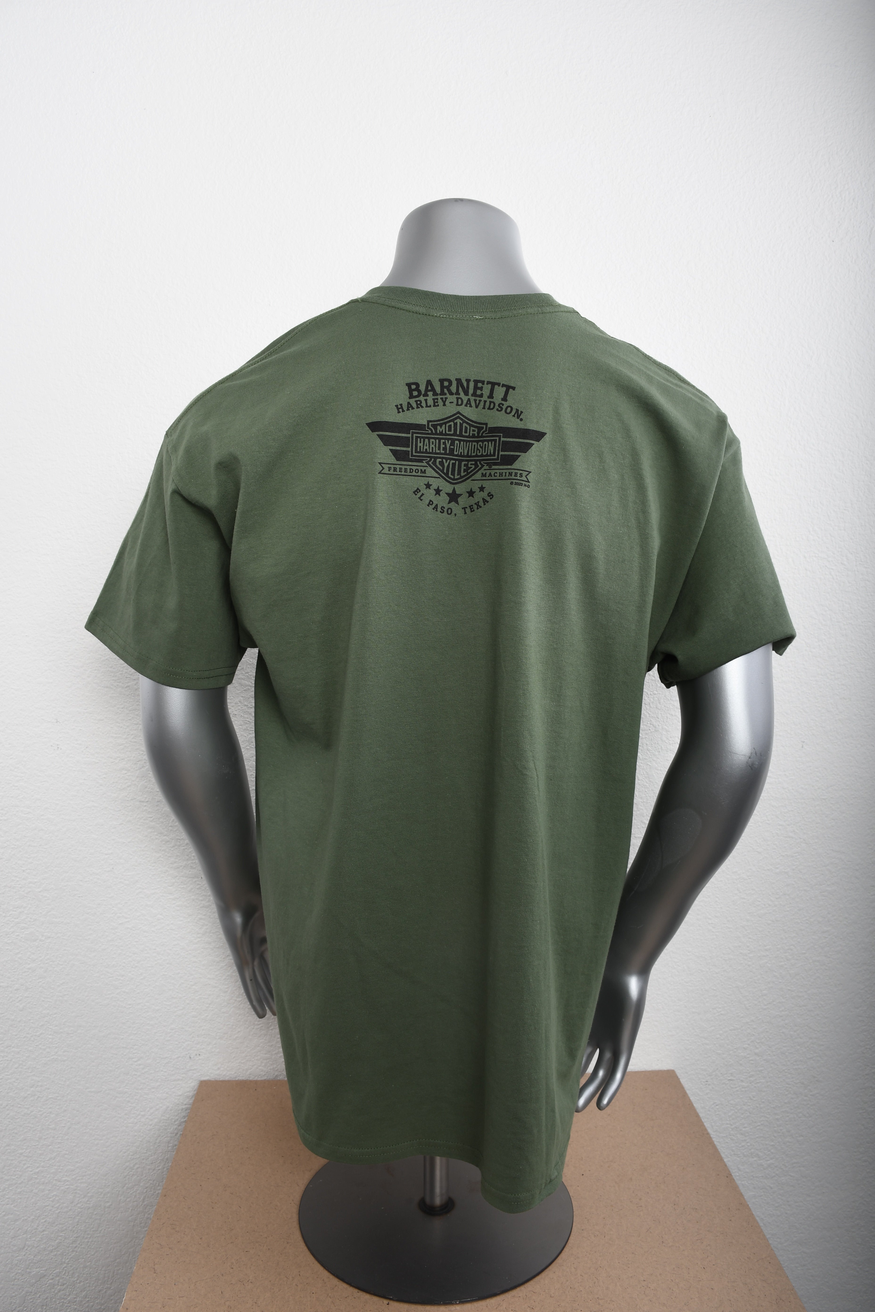 Licensed Product Mens Grunge Pat II Flag Green Short Sleeve T-Shirt