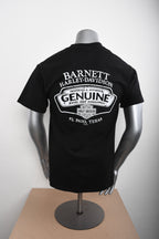 Licensed Product Mens Tough Santa Black Short Sleeve T-Shirt