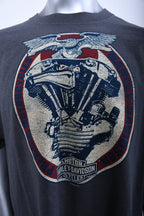 Licensed Product Mens Stout Label Engine Tall Charcoal Short Sleeve T-Shirt