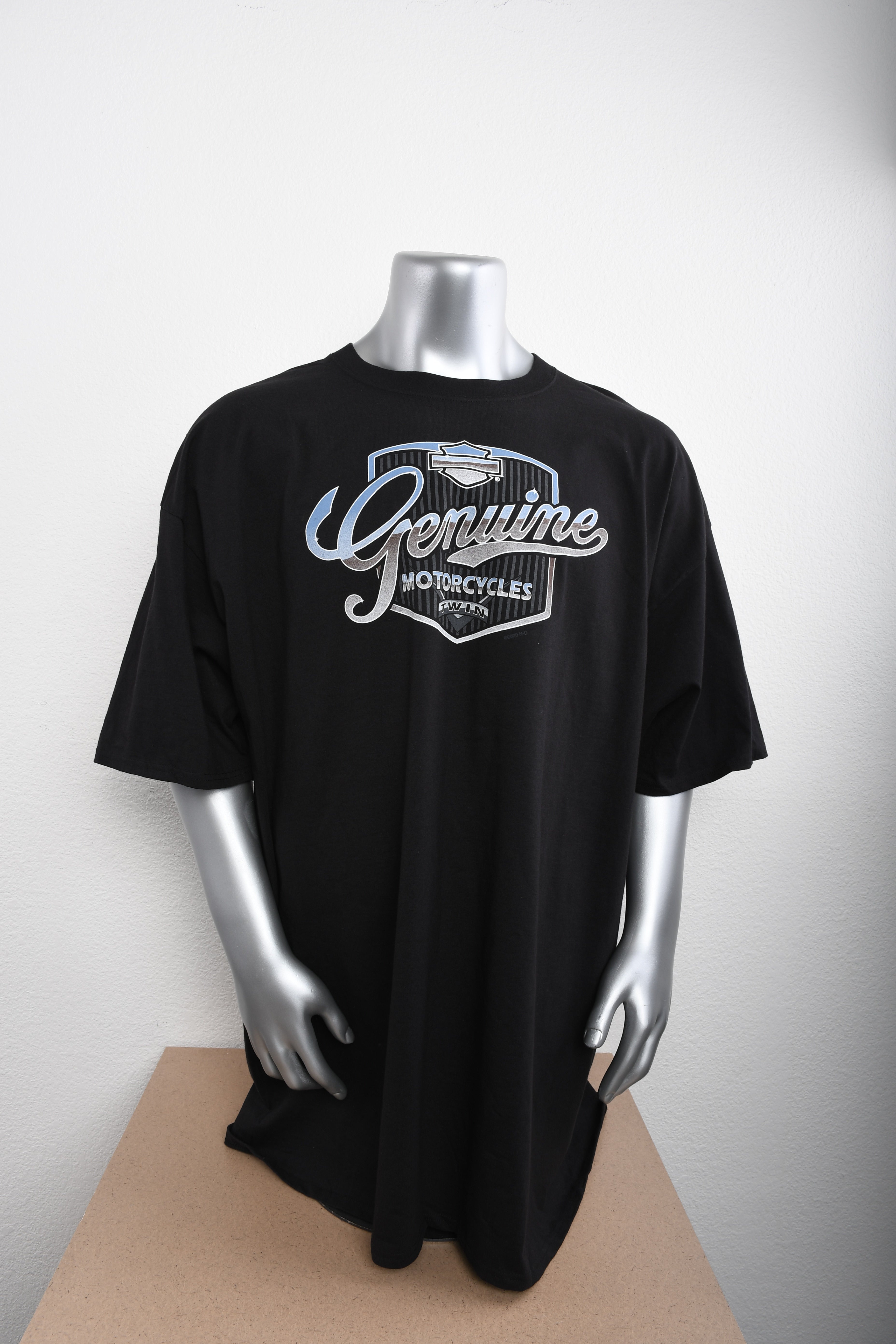 Licensed ProductH-D Mens Genuine Frame Tall Black Short Sleeve T-Shirt Main image