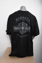 Licensed ProductH-D Mens Genuine Frame Tall Black Short Sleeve T-Shirt