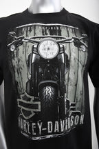 Licensed ProductH-D Mens Menacing MC Tall Black Short Sleeve T-Shirt