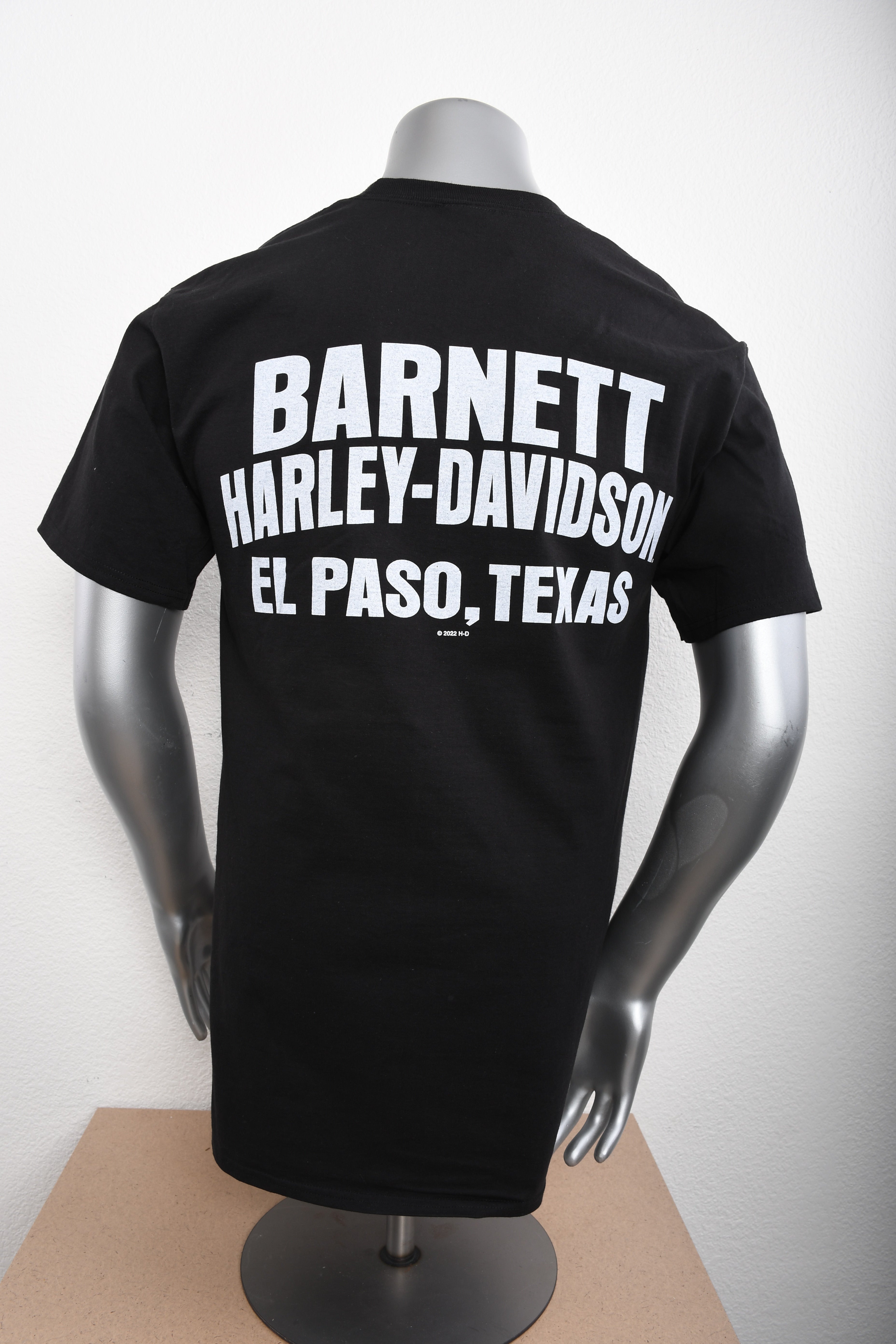 Licensed ProductH-D Mens Menacing MC Tall Black Short Sleeve T-Shirt