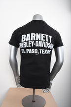 Licensed Product Mens Long Logo Orange Black Short Sleeve T-Shirt