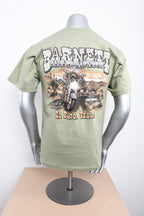 Licensed Product MENS MEXICAN BANDIT MINI CREST FRONT GREY INK GREEN S/S TSHIRT