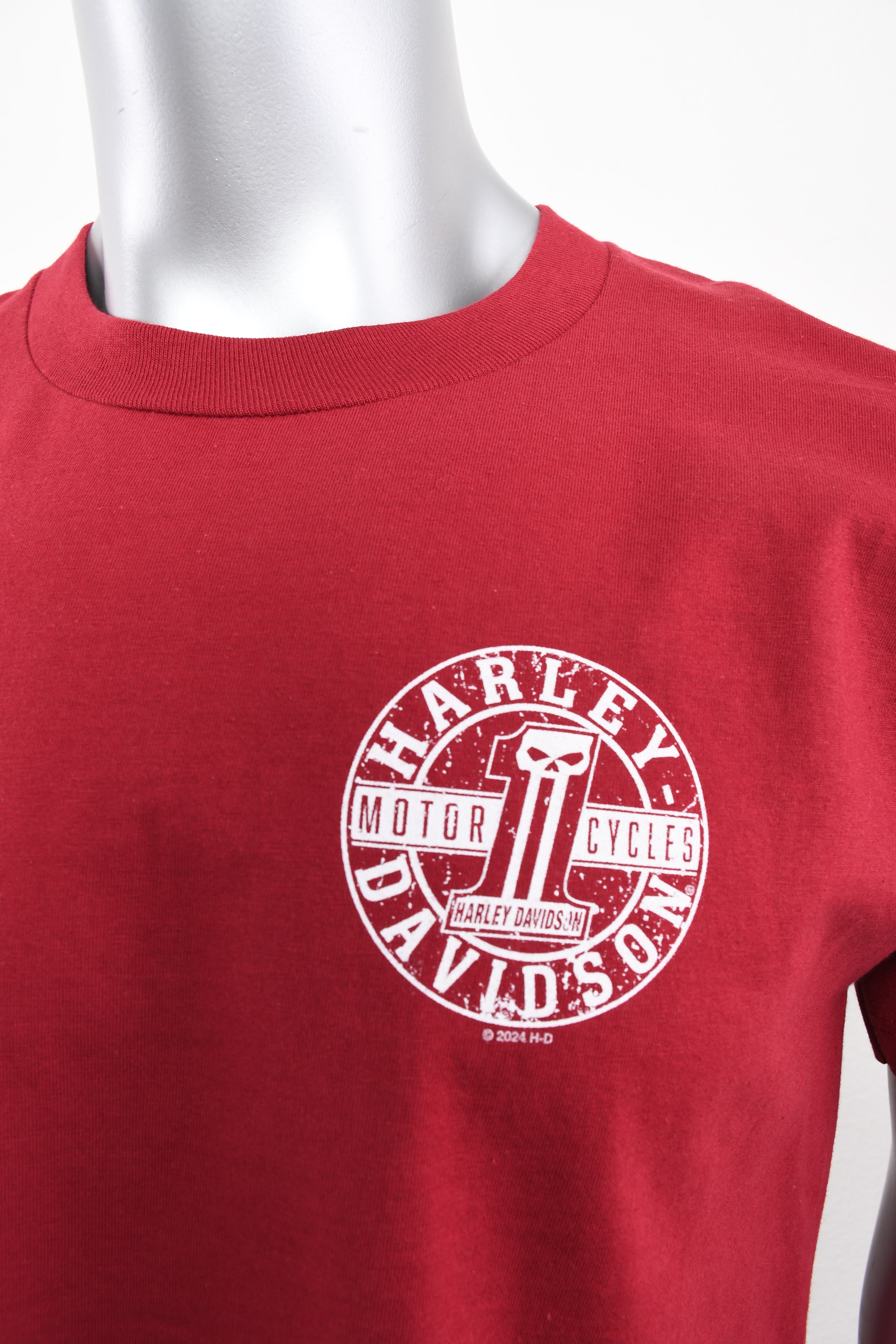 Licensed Product Men's WILLIE G #1 RED BARNETT ENGINE T-Shirt Secondary image