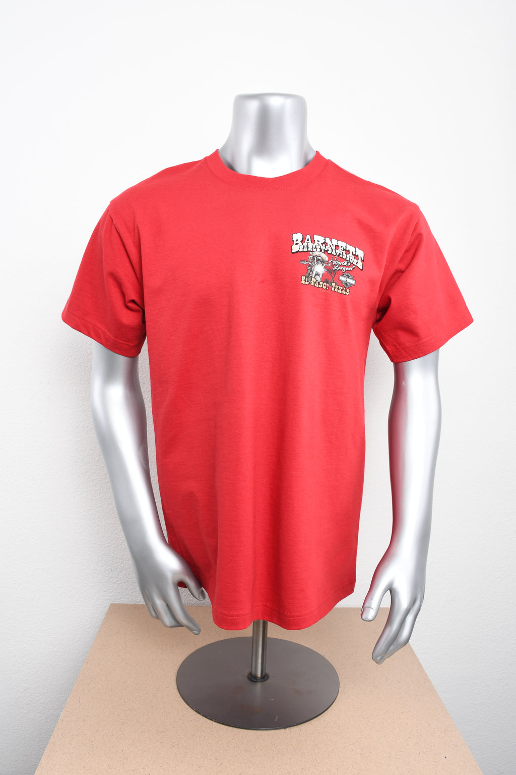 Licensed Product MENS MEXICAN BANDIT MINI CREST FRONT GREY INK RED S/S TSHIRT