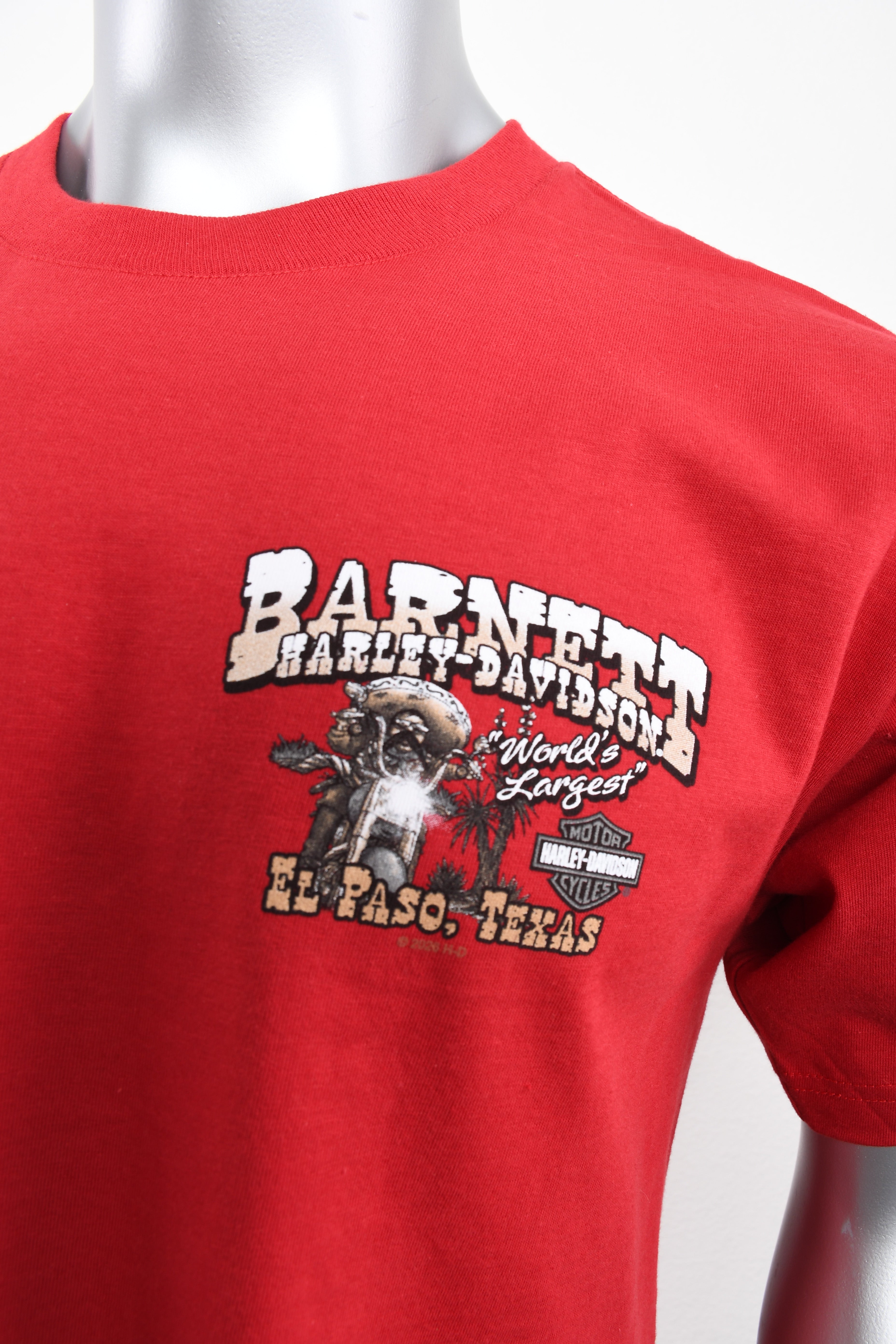 Licensed Product MENS MEXICAN BANDIT MINI CREST FRONT GREY INK RED S/S TSHIRT Secondary image