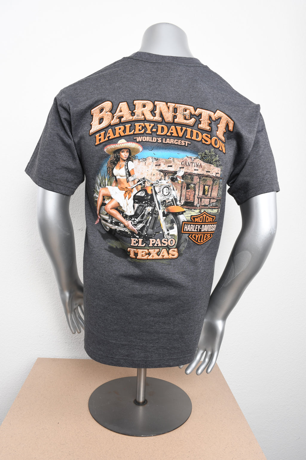 Licensed Product MENS MINI CREST FRONT MAMACITA CHARCOAL S/S T-SHIRT