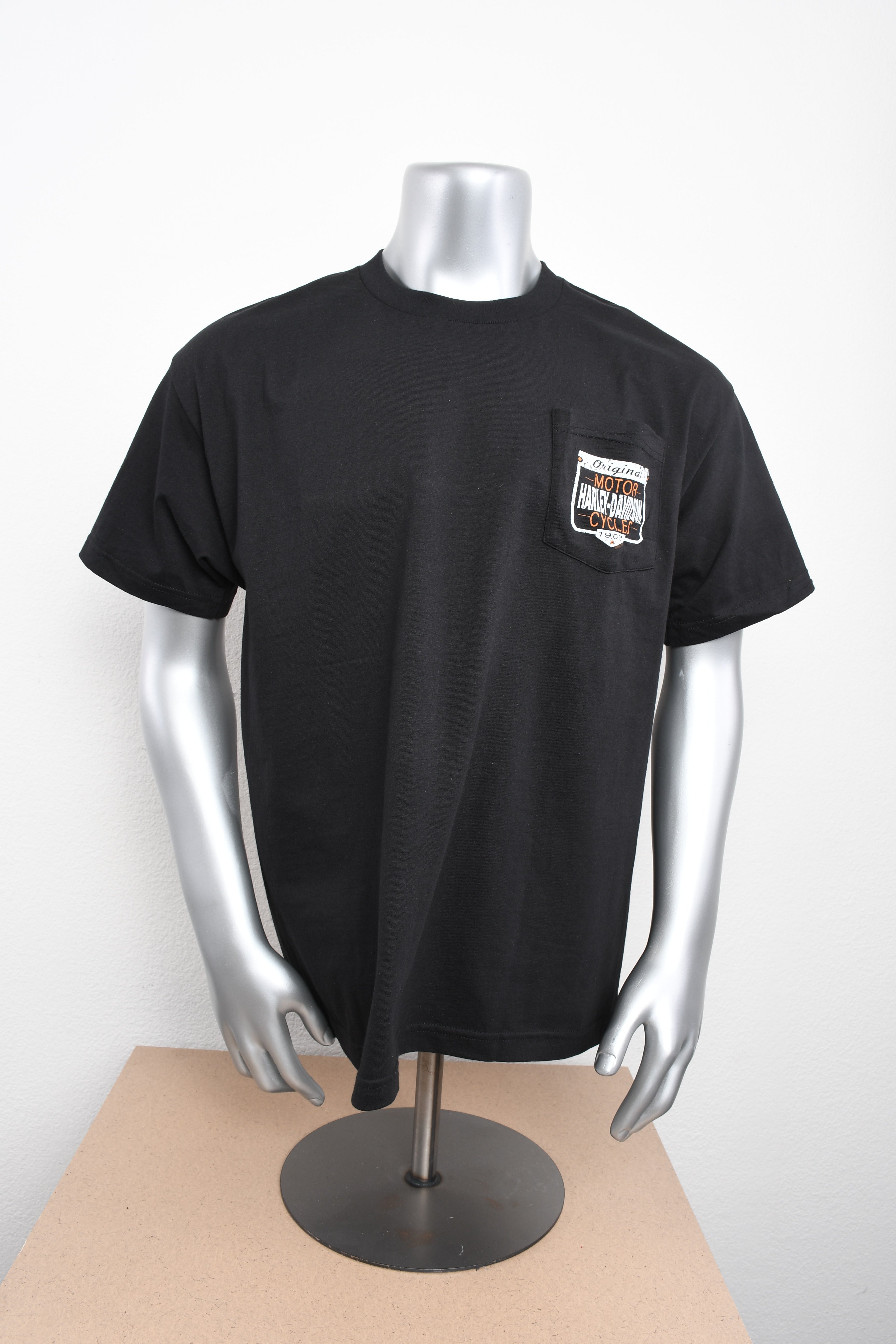 Licensed Product SHIELDED ADT BLACK POCKET T