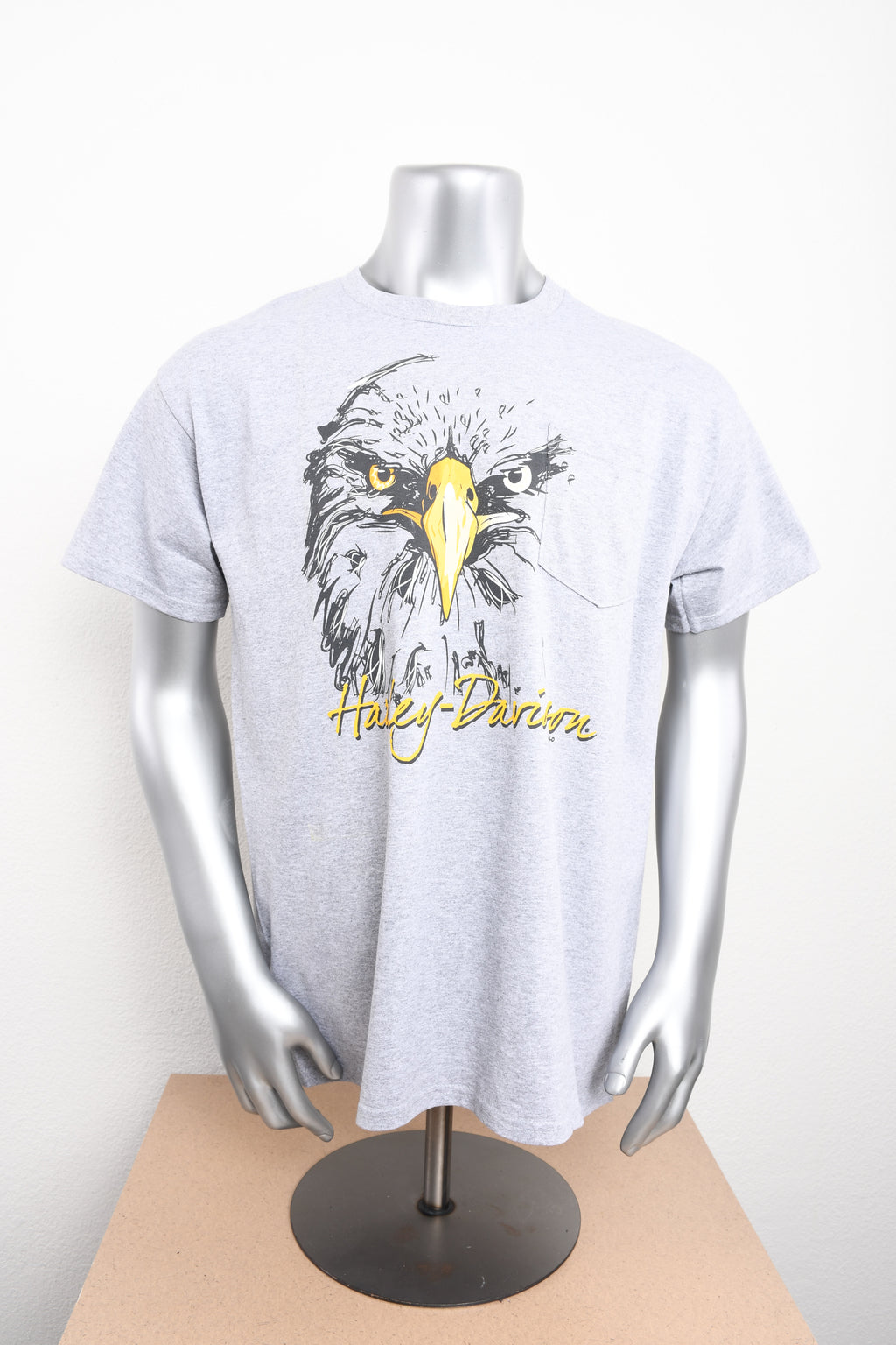Licensed Product Mens Embolden Eagle Pocket Grey Short Sleeve T-Shirt