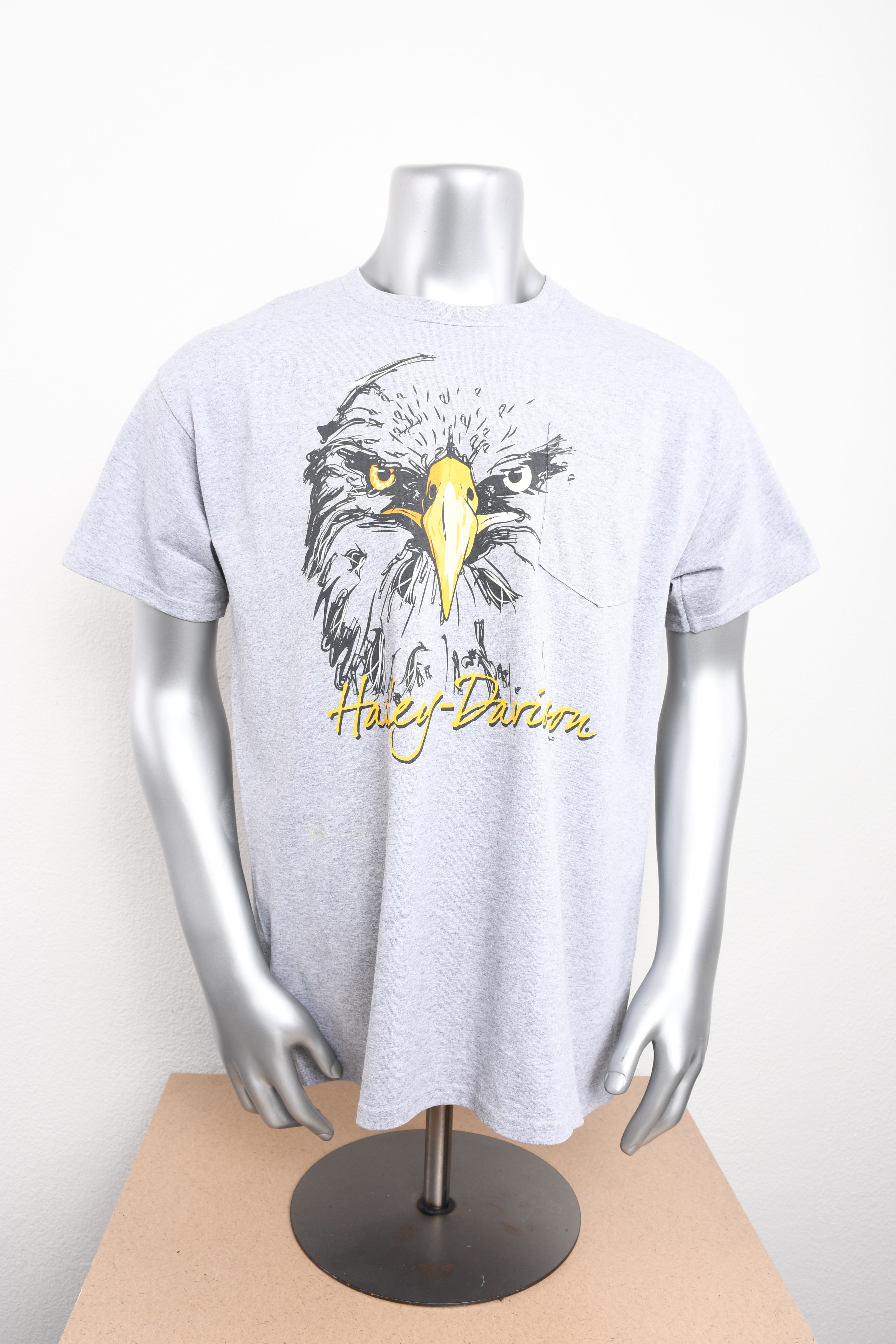 Licensed Product Mens Embolden Eagle Pocket Grey Short Sleeve T-Shirt
