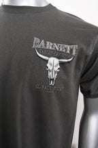 Licensed Product BARNETT BLK/WHT STEER SK S/S CHARCOAL T-SHIRT