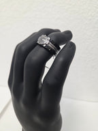 Licensed Product Mens Stainless Steel B&S Steel Cable Band Ring