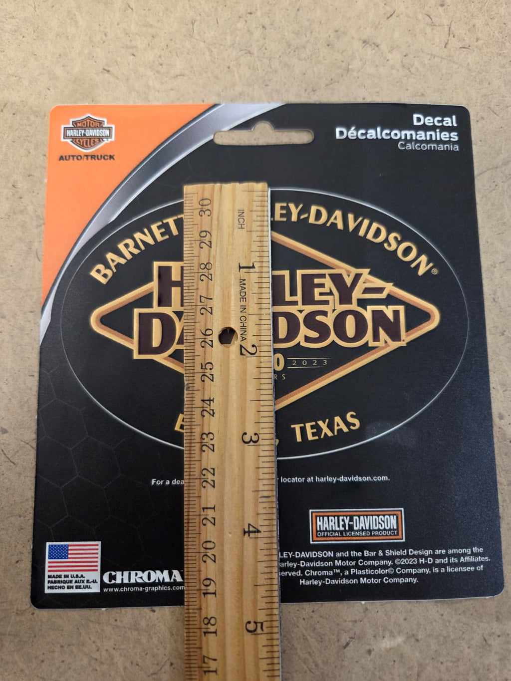 Licensed Product 120th Anniversary Barnett Custom Decal