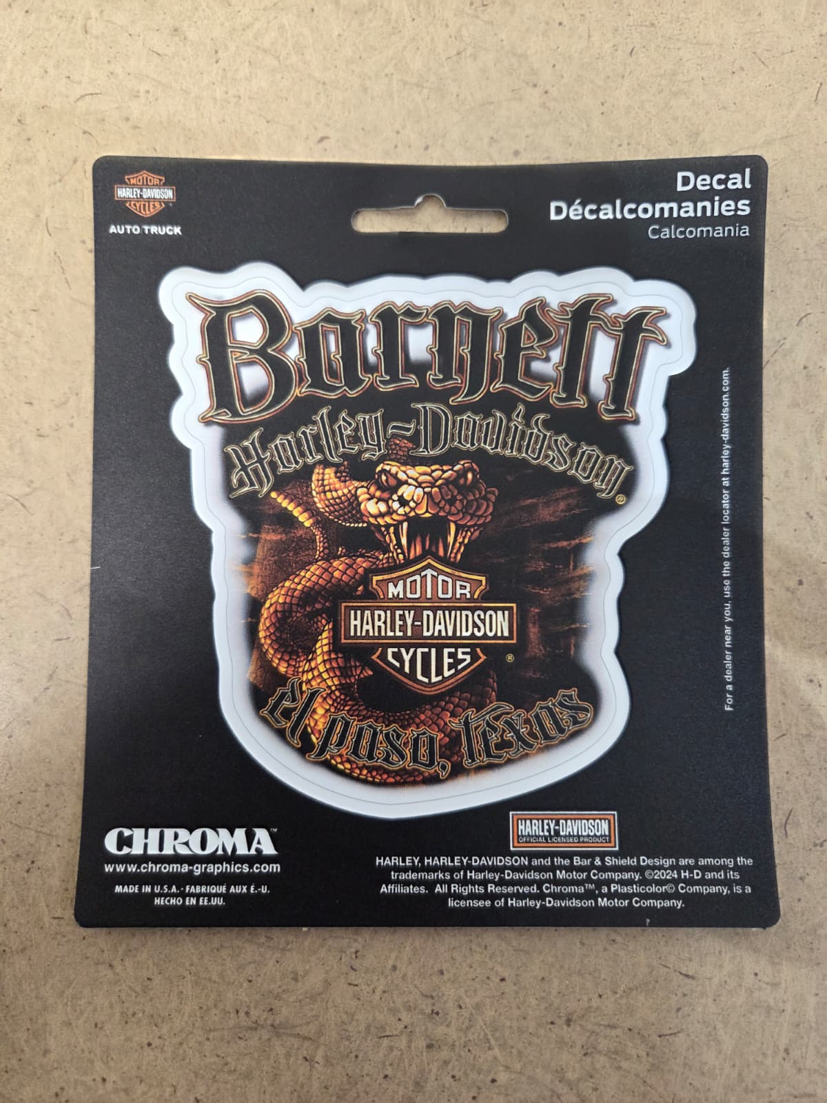 Licensed Product Snake Custom Decal Main image