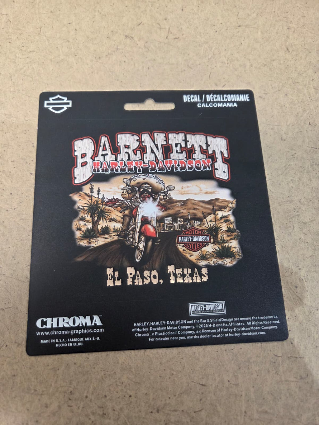 Licensed Product Mexican Bandit Custom Decal