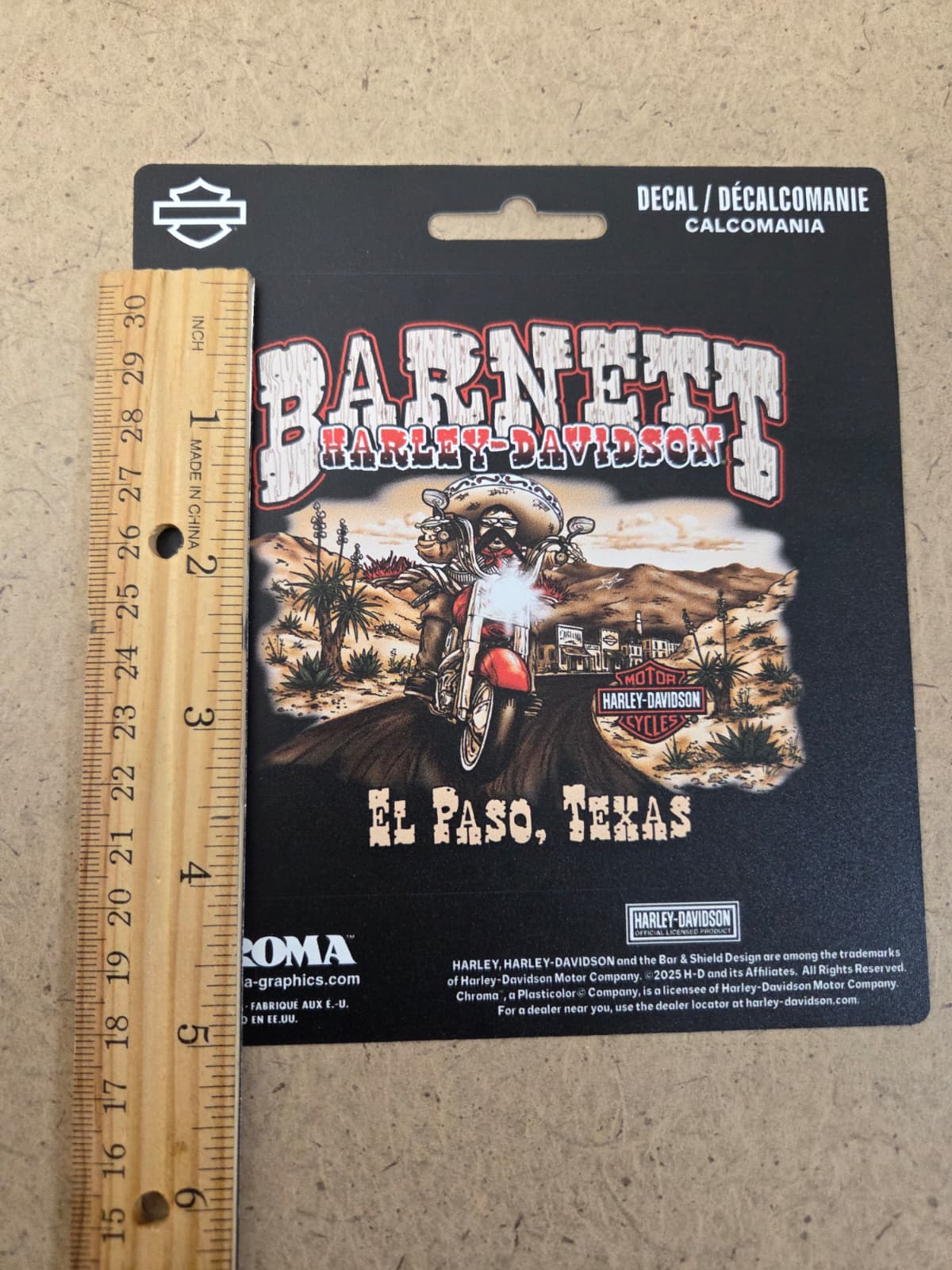 Licensed Product Mexican Bandit Custom Decal Secondary image