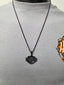 Licensed Product Mens Stainless Steel Black Asphalt Outline Necklace
