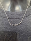 Licensed Product Womens .925 Silver Reversible Pyramid Stud Necklace