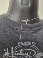 Licensed Product Womens .925 Silver Champagne Swirl Filigree Necklace - One Size