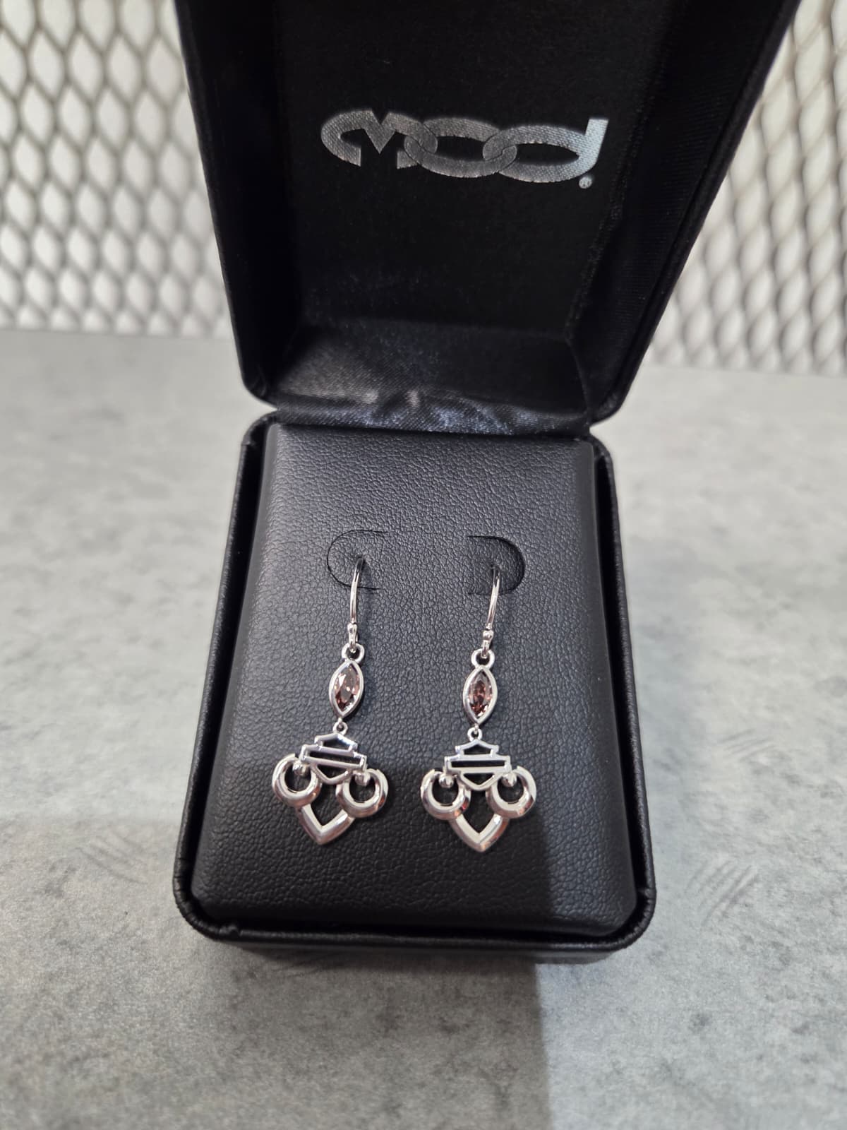 Licensed Product Womens Renaissance Rhodolite Stone Drop Earrings Main image