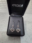 Licensed Product Womens Renaissance Rhodolite Stone Drop Earrings