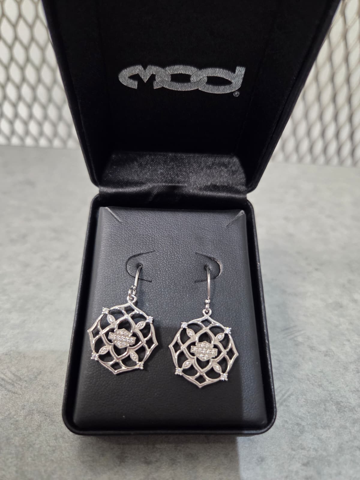 Licensed Product Womens Sterling Silver Iron Gate Drop Earrings Main image