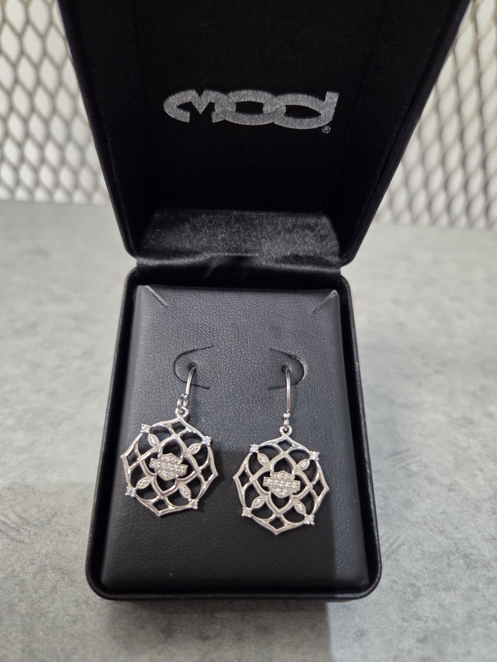 Licensed Product Womens Sterling Silver Iron Gate Drop Earrings