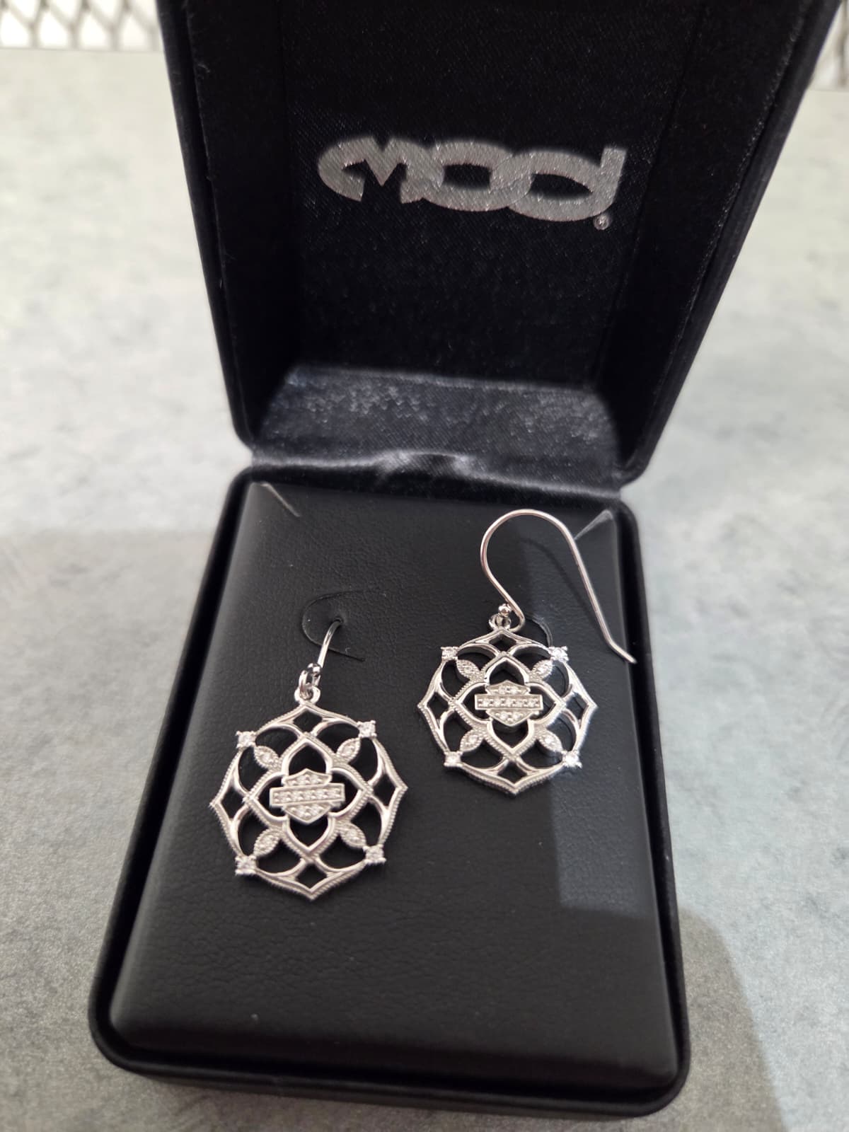 Licensed Product Womens Sterling Silver Iron Gate Drop Earrings
